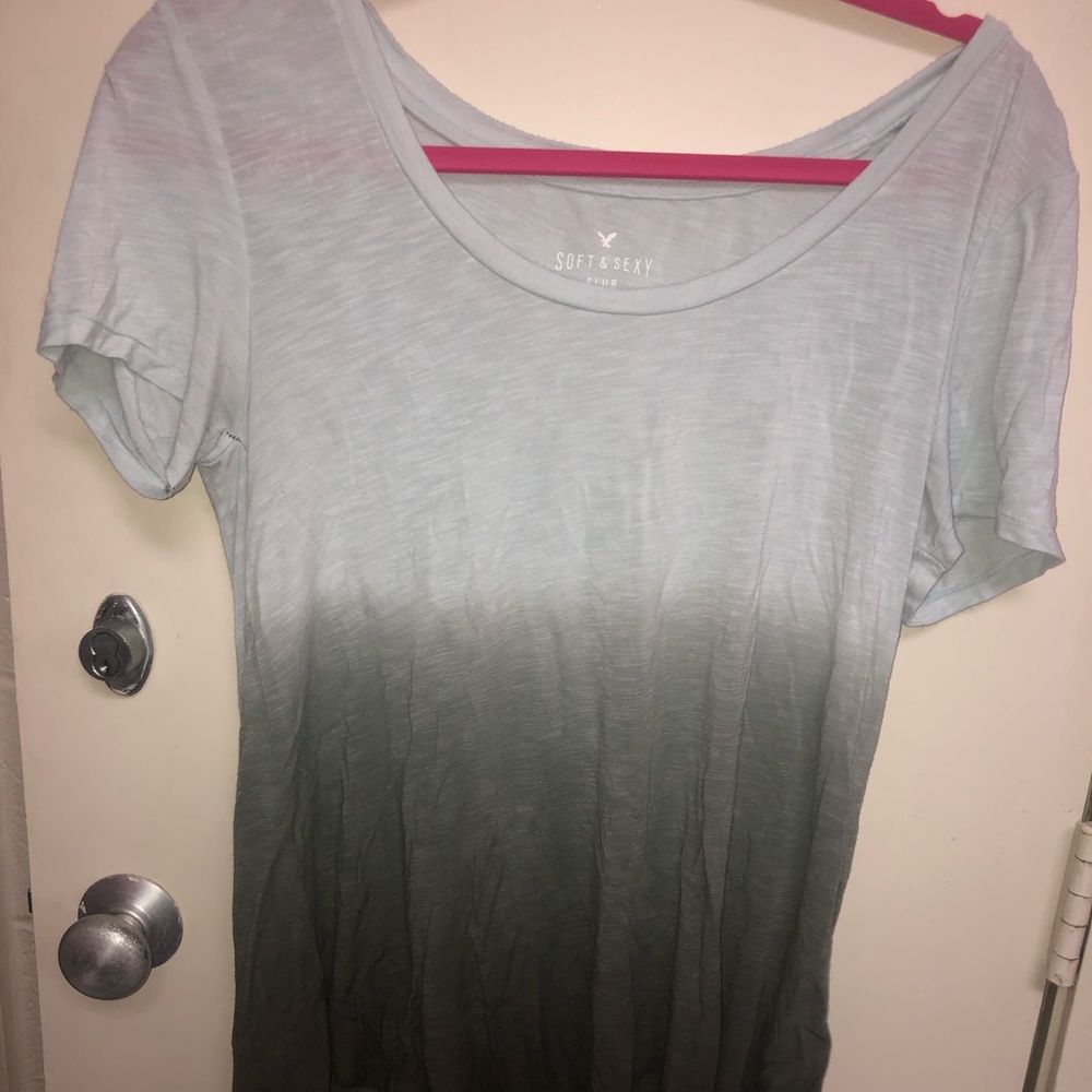 green short sleeve shirt